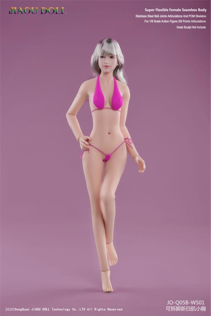 JIAOU DOLL 1/6 Female Body Figure Model Big Bust Flexible 12" Action JOQ-07F-WS 