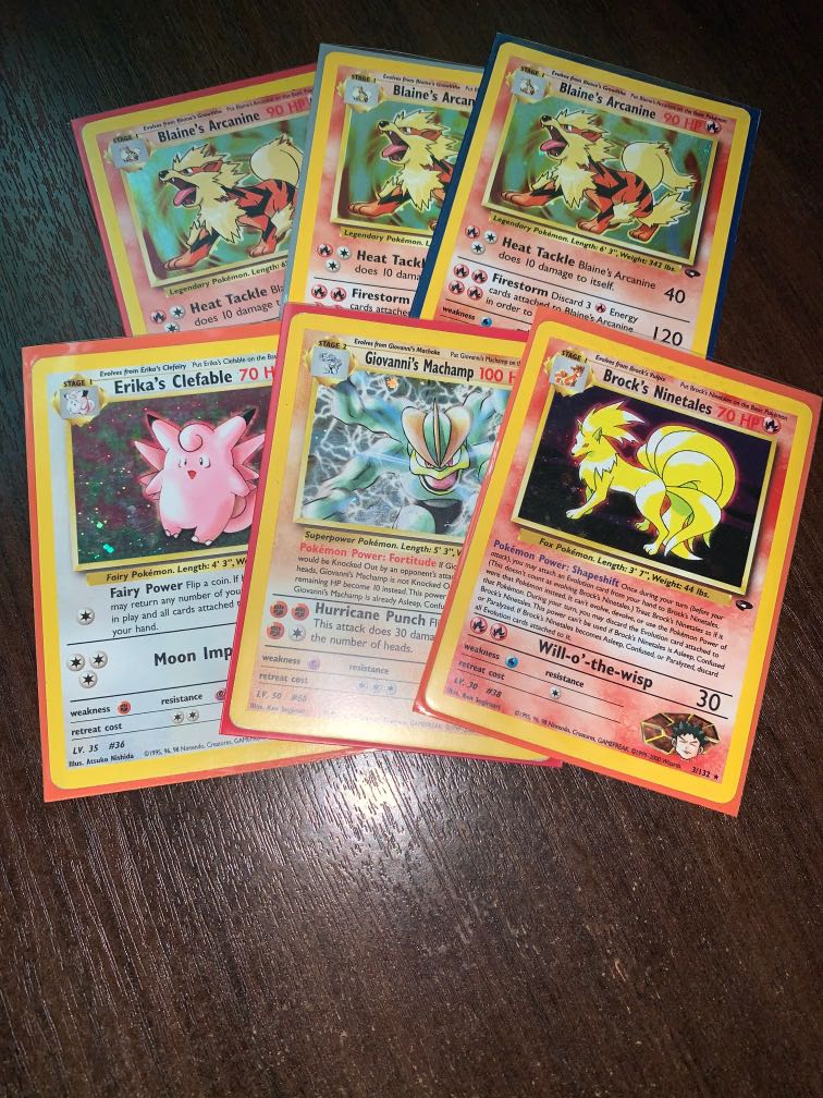 Pokemon Gym Challenge Holos Unlimited Assorted Toys Games Board Games Cards On Carousell