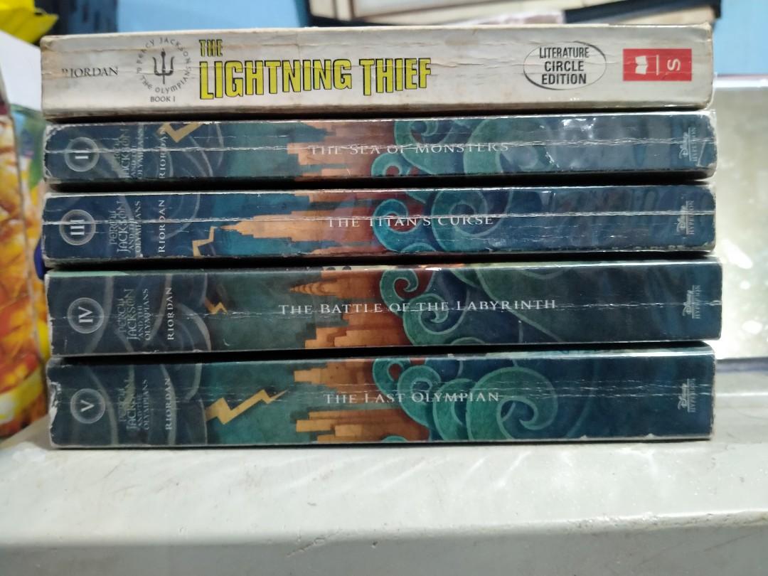 Preloved Percy Jackson Series Set Books Books On Carousell