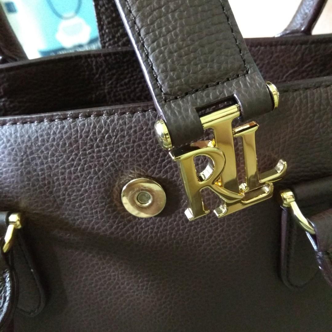 BNWT Ralph Lauren Carrington Bethany Shopper Leather Bag festive50