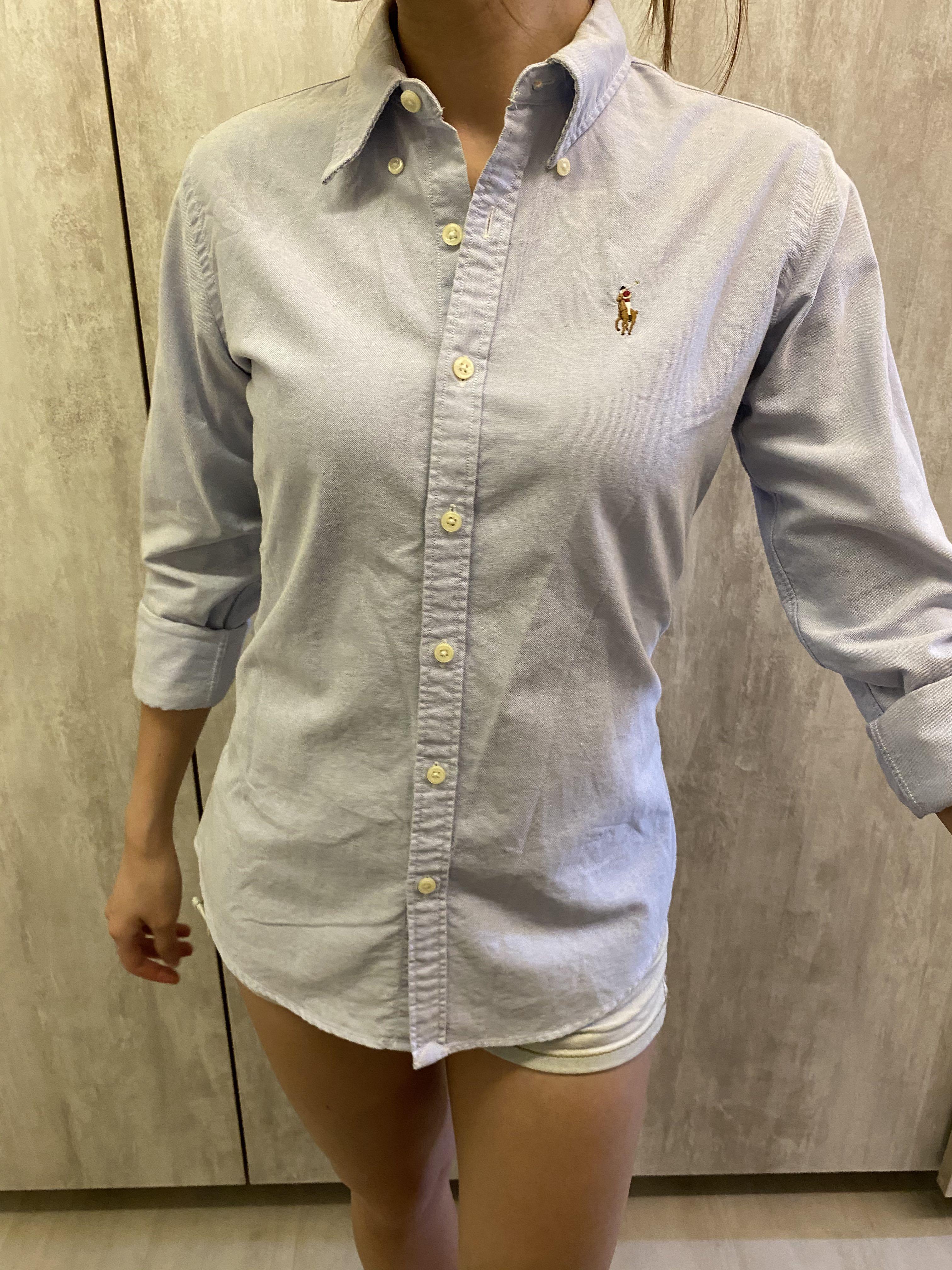 Authentic Ralph Lauren Oxford Shirt Women, Women's Fashion, Tops, Other  Tops on Carousell