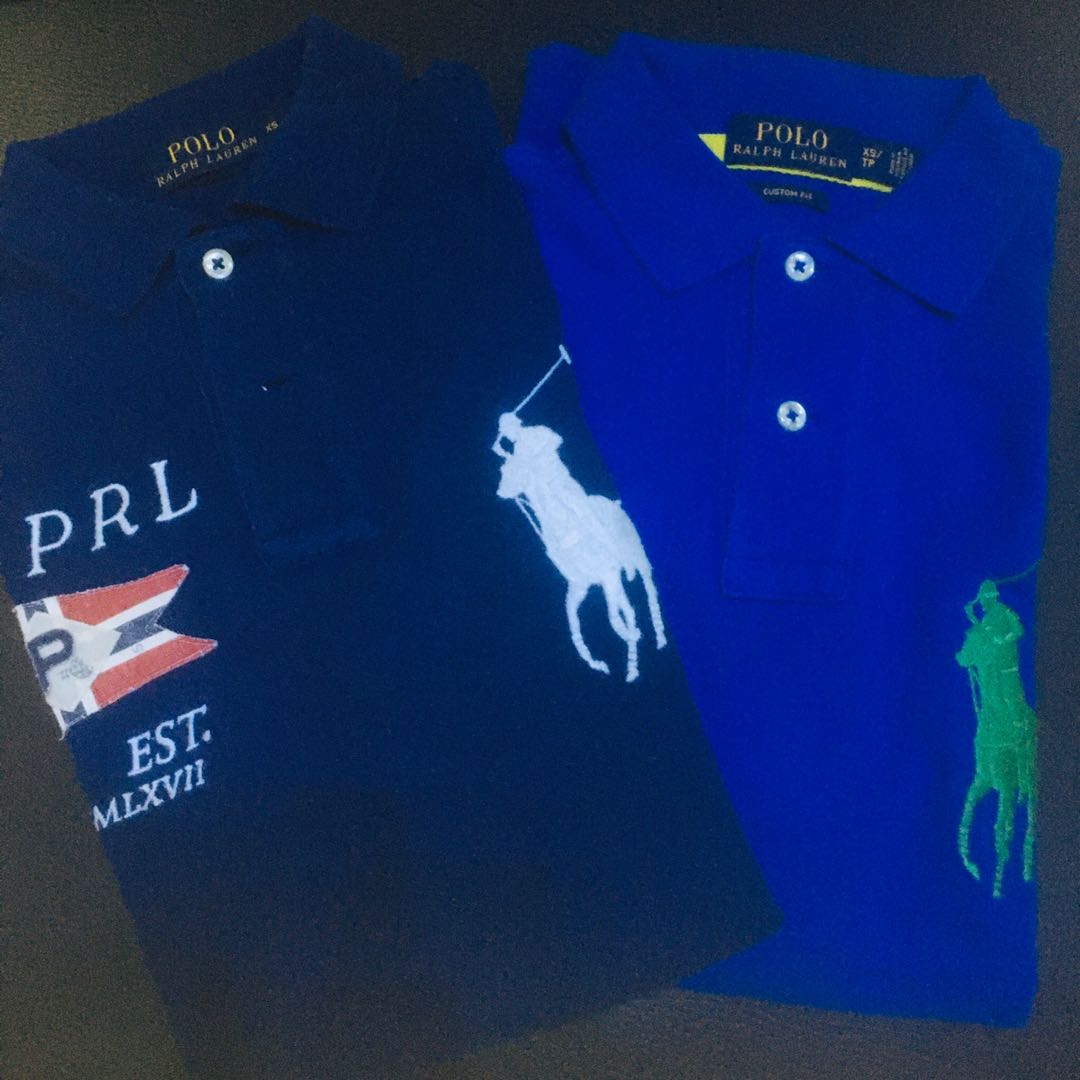 bundle of ralph lauren polo shirts