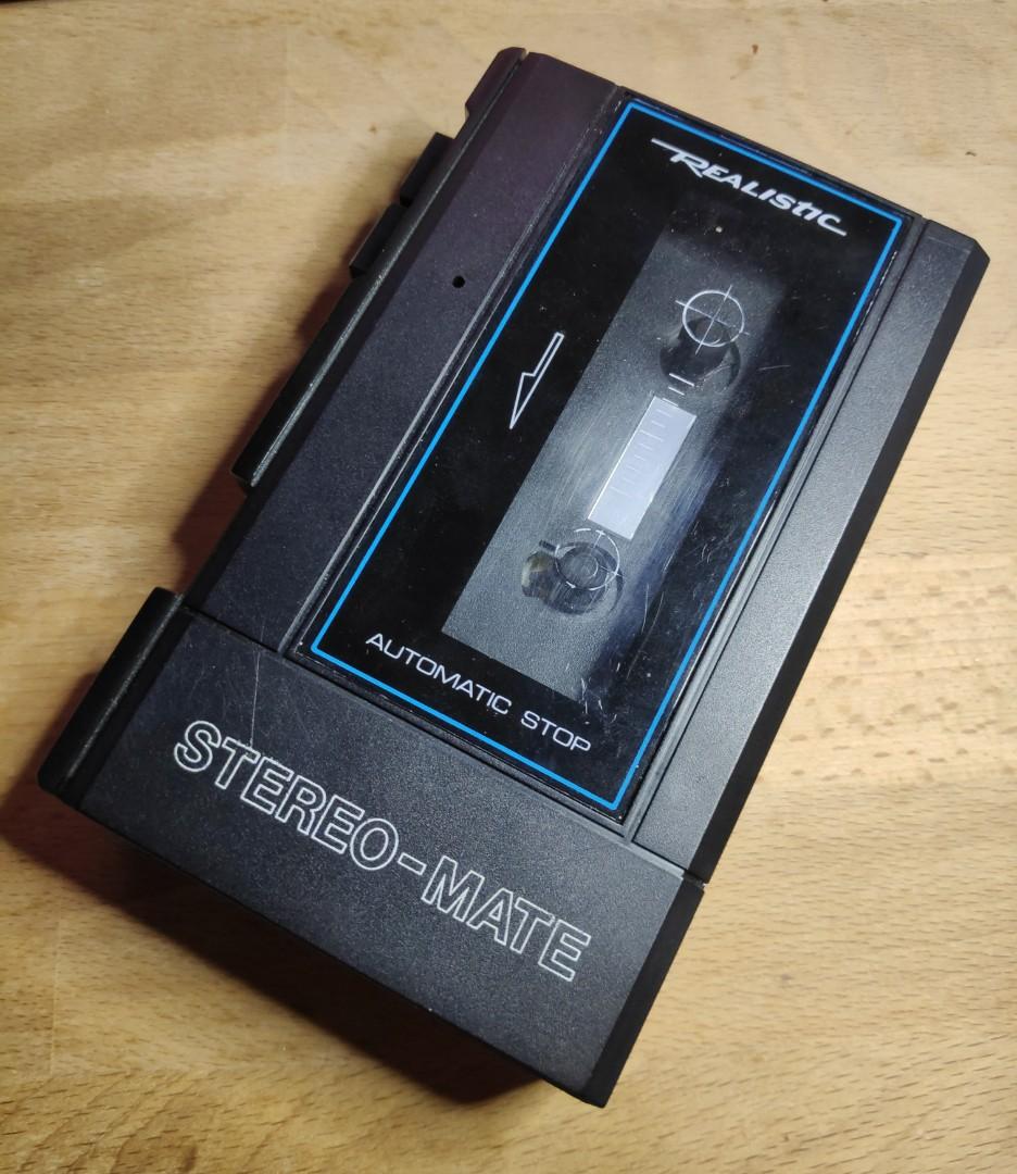 Realistic Walkman style stereo cassette player, Audio, Portable Music