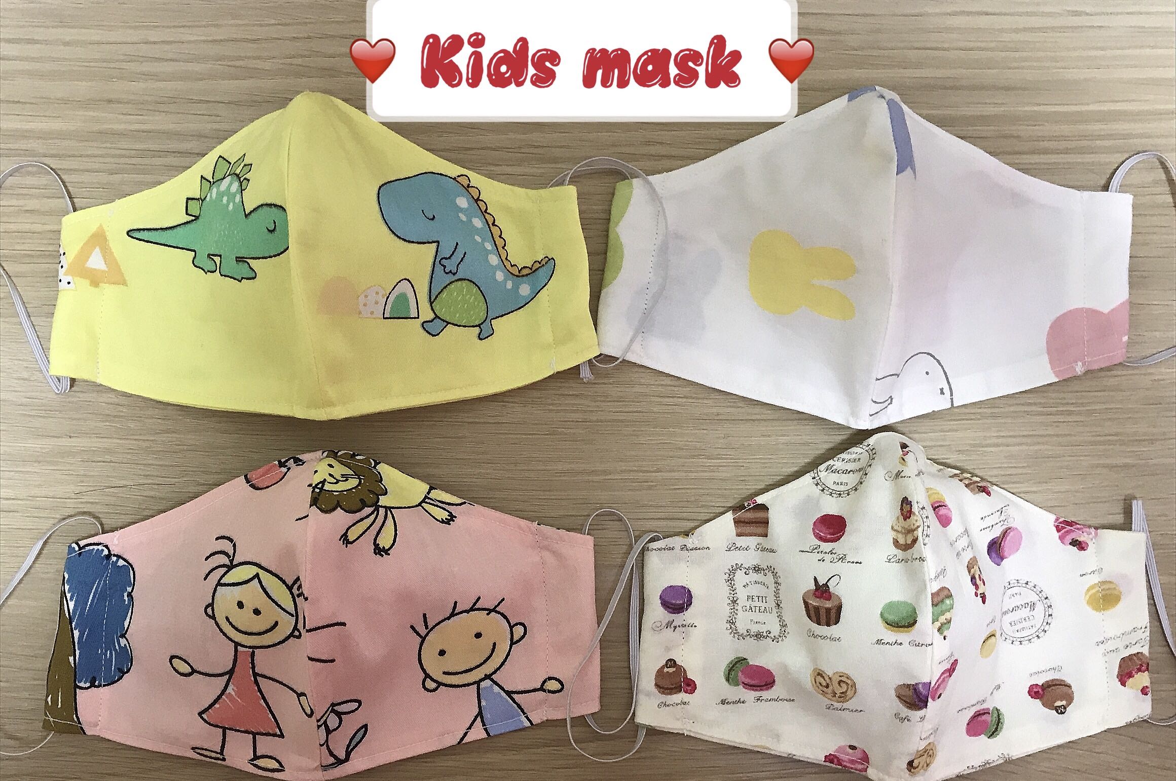 Reusable Kids mask 4, Everything Else on Carousell