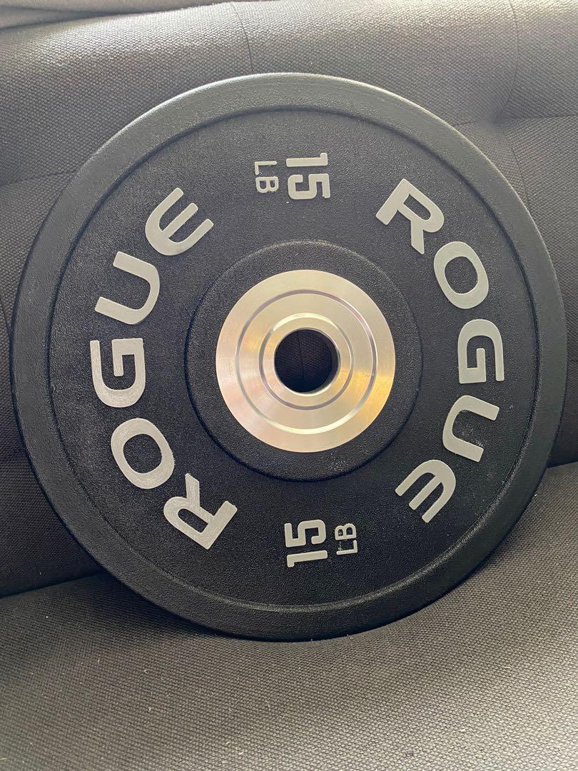 Rogue plate weights 15lbs Sports Equipment Other Sports Equipment and Supplies on Carousell