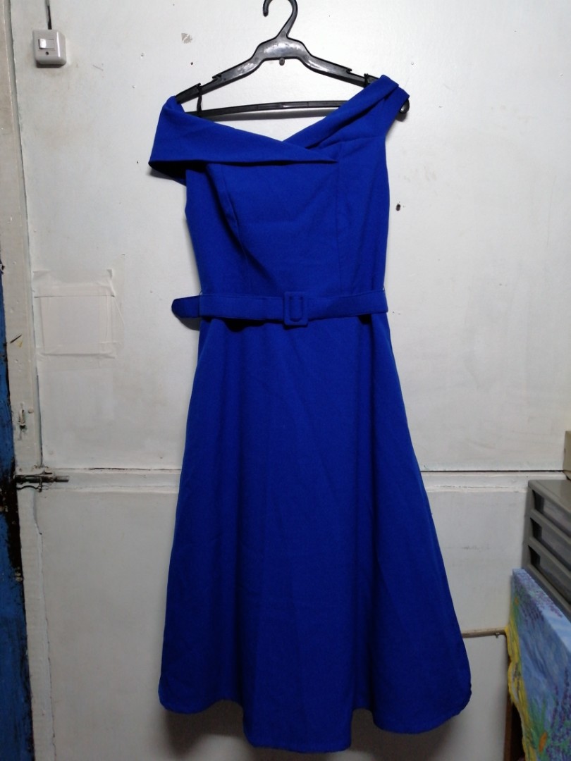 Royal Blue Dress Worn By Bela Padilla Women S Fashion