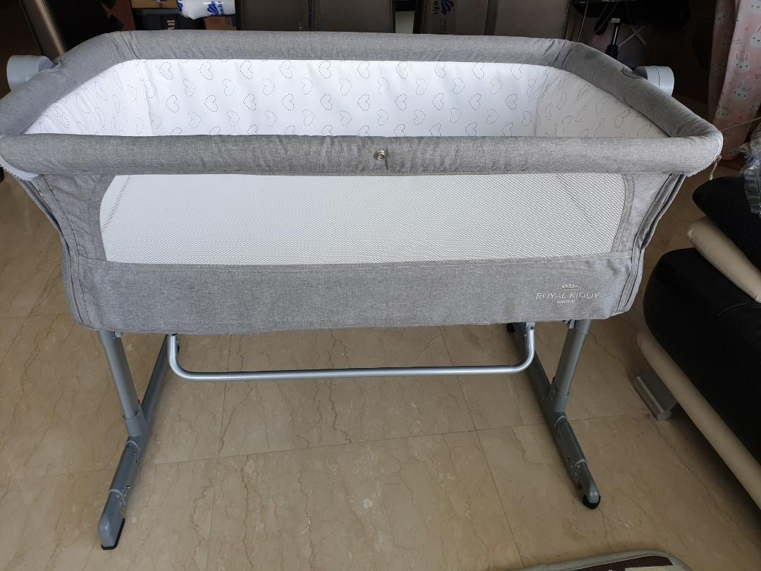 royal kiddy bedside cot