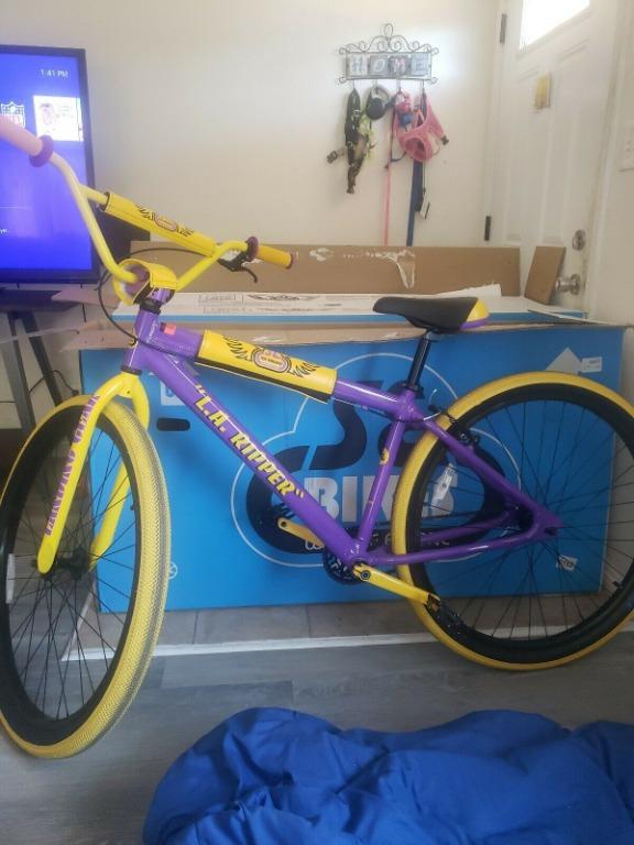 Box Lakers bike,Kobe bike LA Tribute 