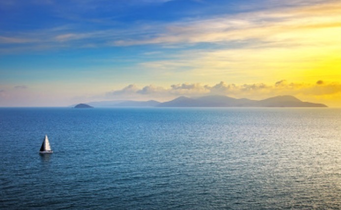 Sea Ocean Wallpaper Mural Wall Sticker Decal Home Decor DIY, Furniture