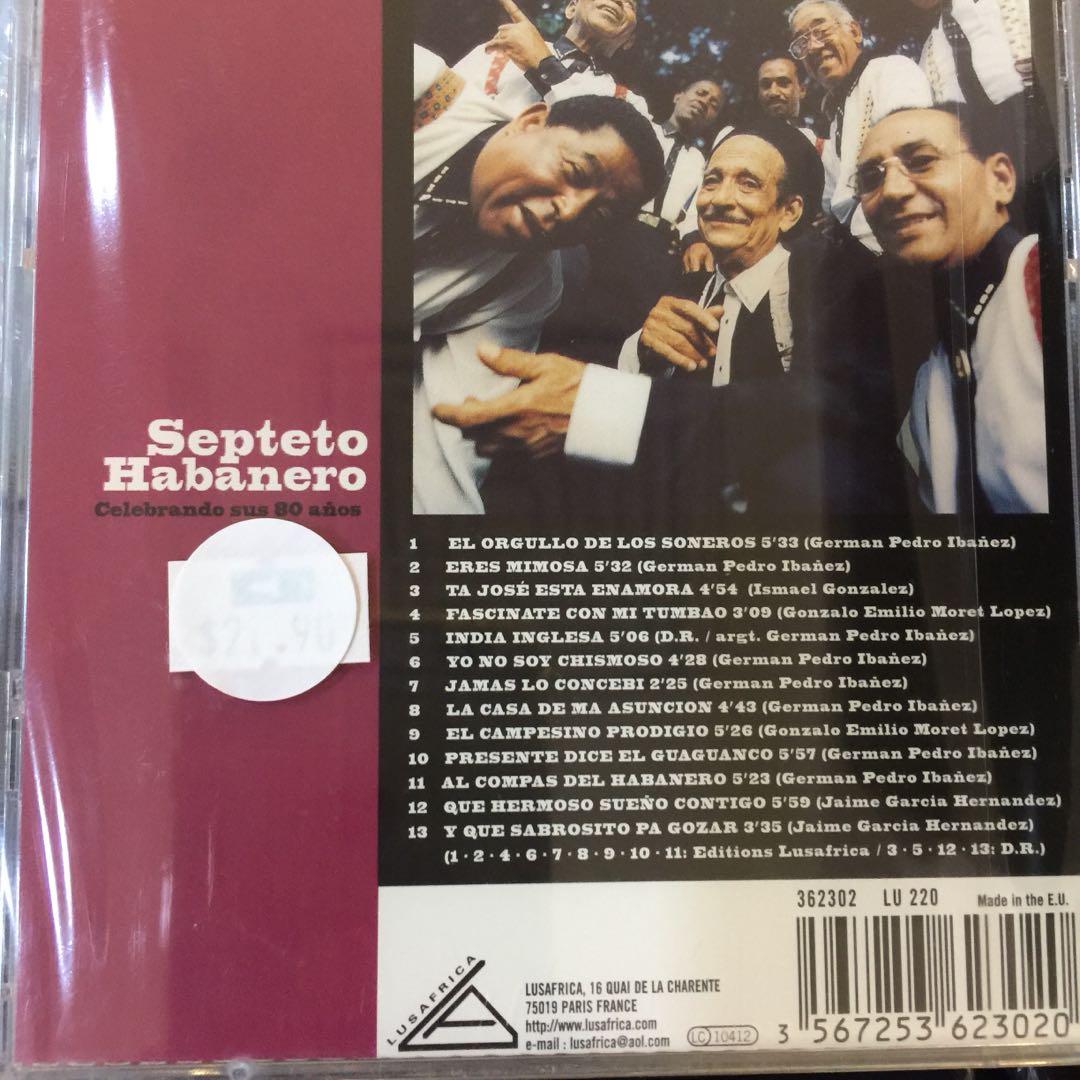 Septeto Habanero Celebrando 80 Anos Music Media Cds Dvds Other Media On Carousell
