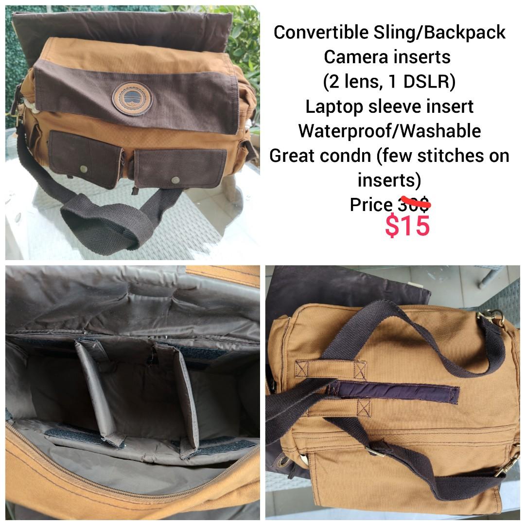 camera bag with laptop sleeve