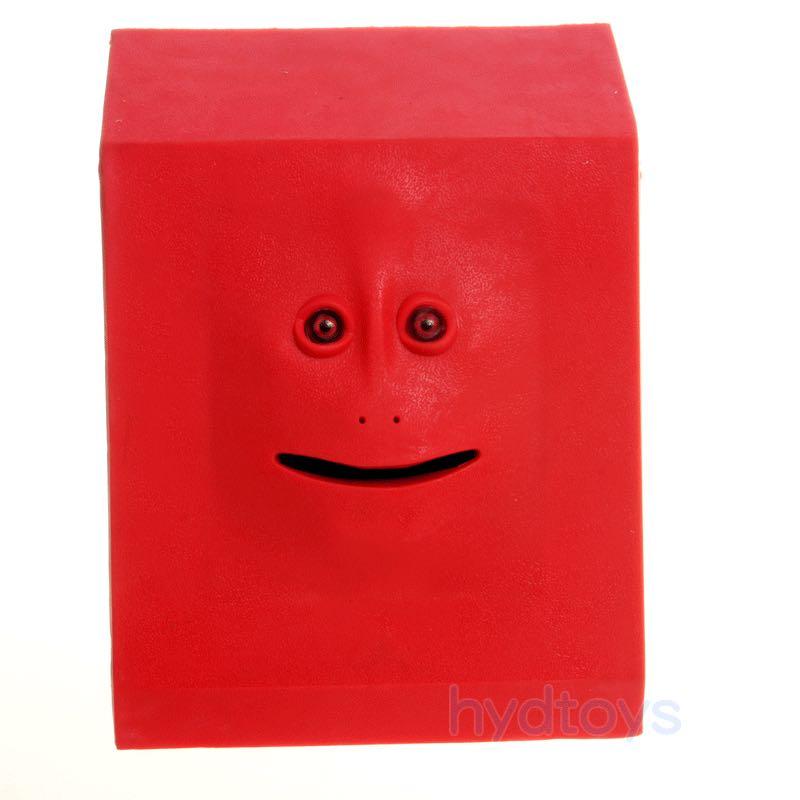 Strange New Face Eat Money Piggy Bank Face Bank Creative Electric Induction Face Plane Piggy