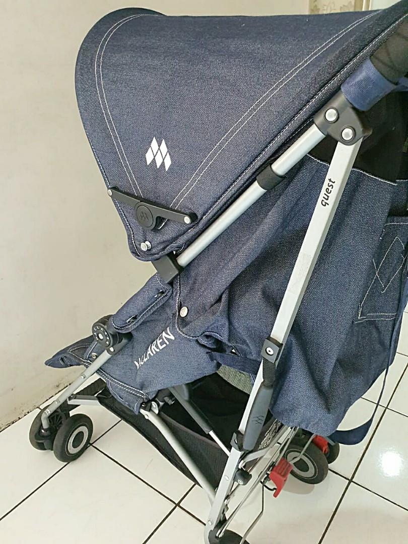 maclaren denim stroller