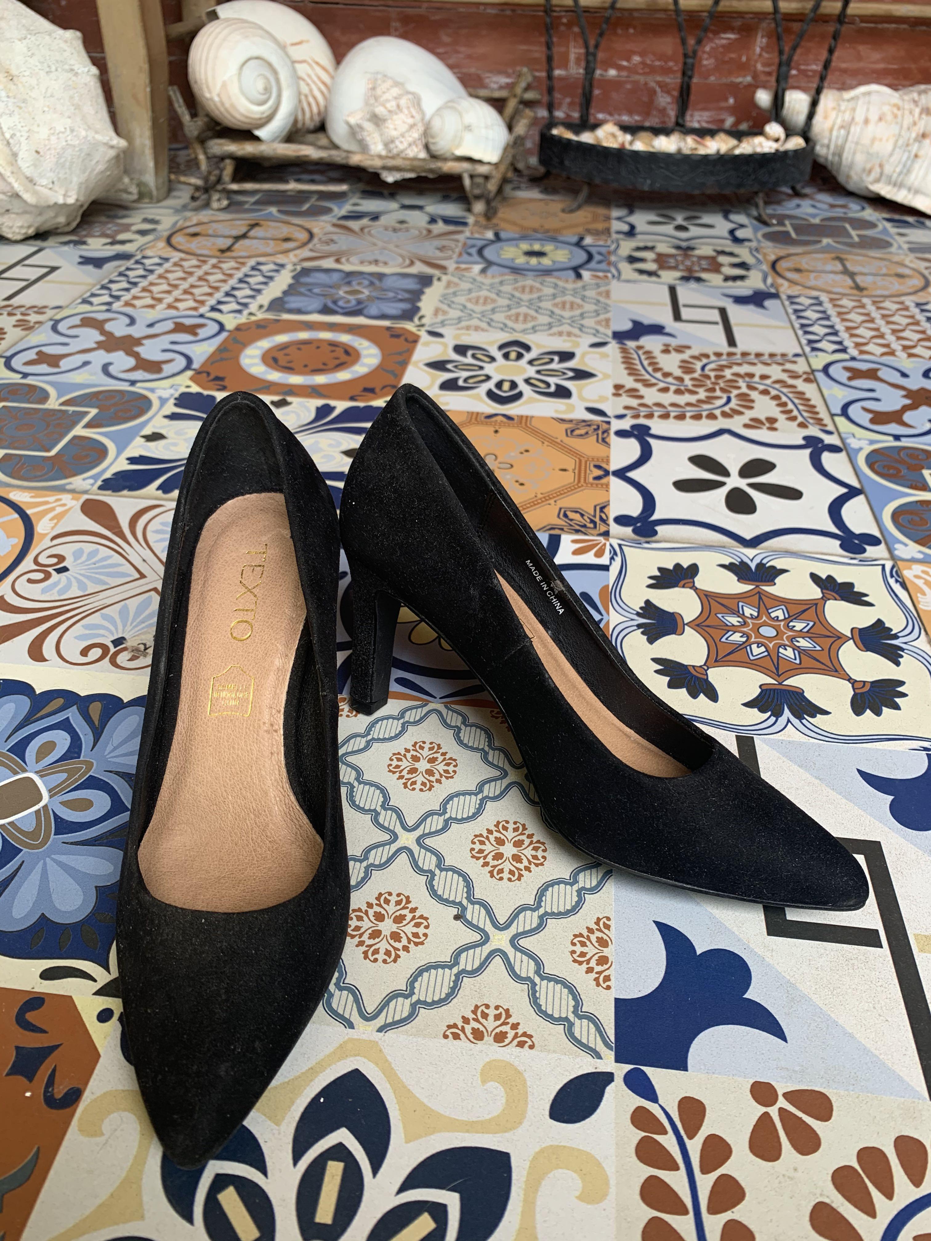 black heels women's shoes