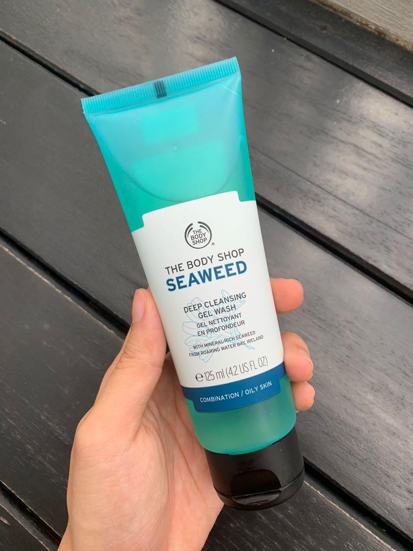 the body shop seaweed gel wash