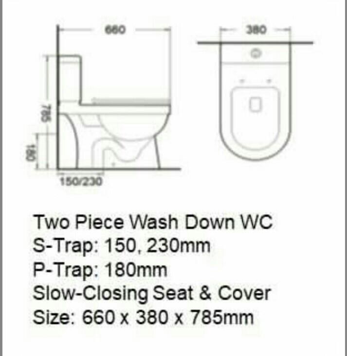Toilet Bowl With Installation, Furniture & Home Living, Bathroom