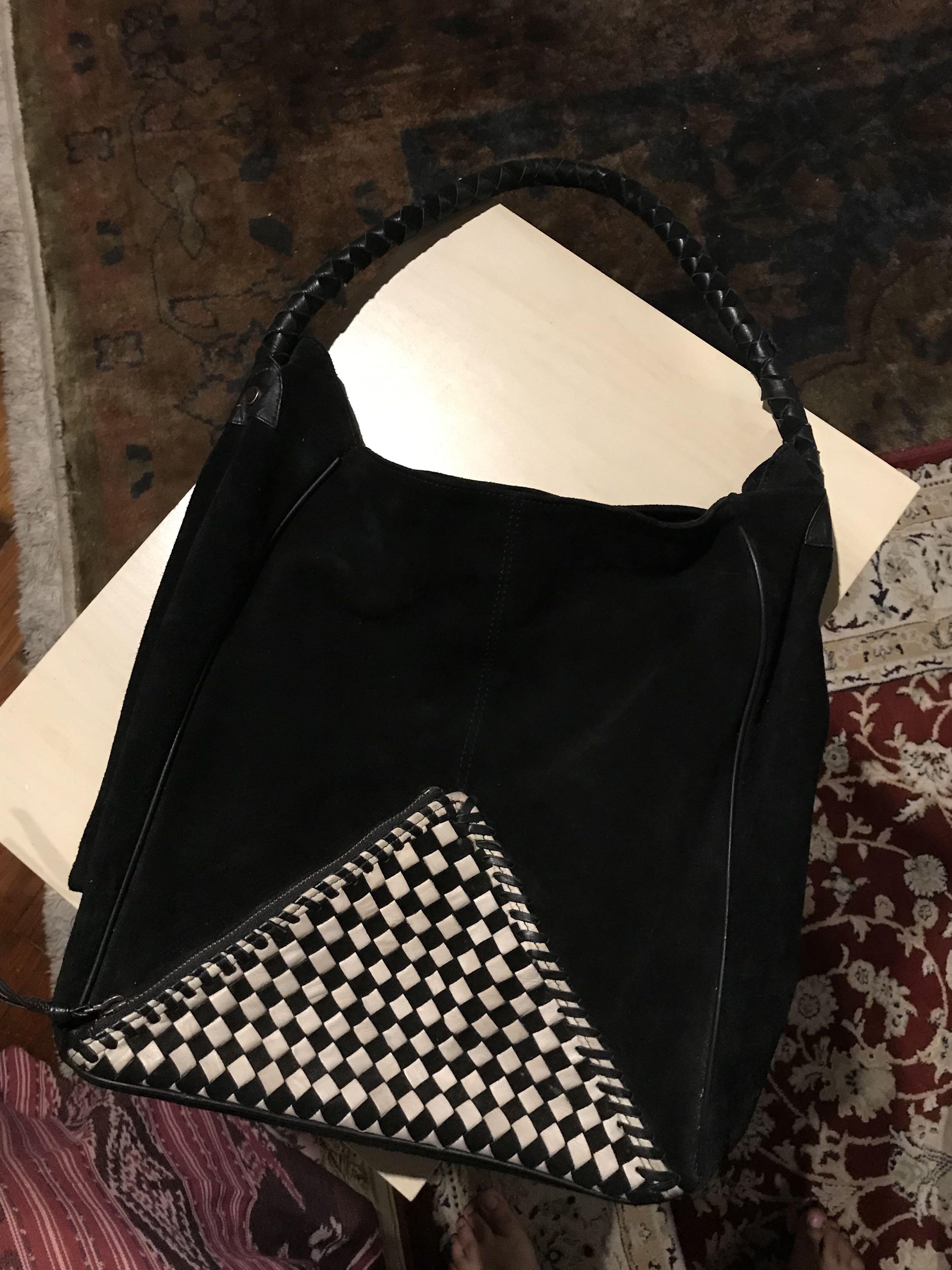 topshop suede bag