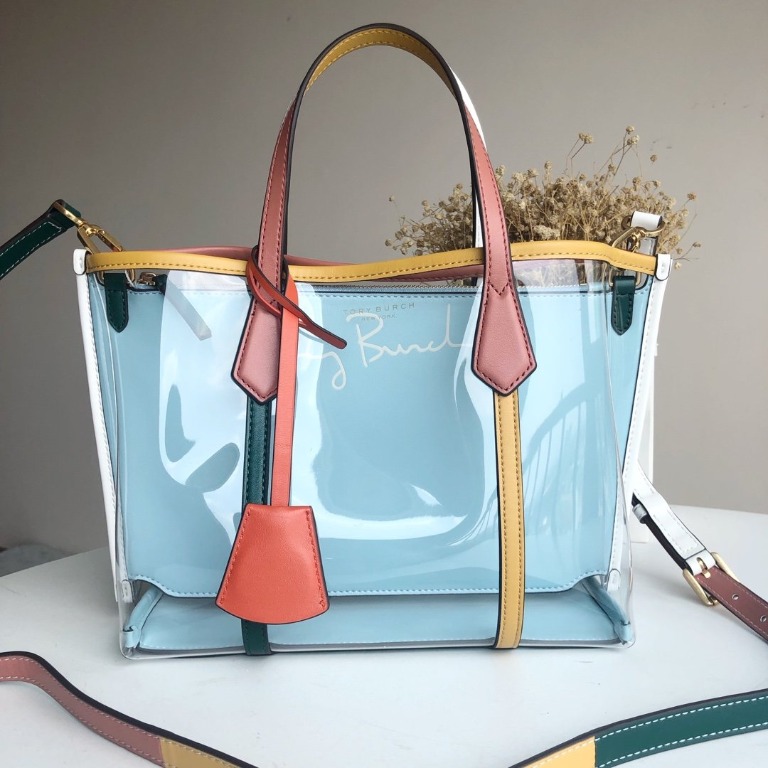 Tory burch clear tote new arrivals
