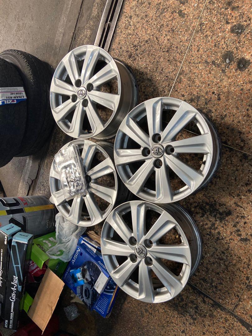 Toyota Vios stock mags, Car Parts & Accessories, Mags and Tires on ...