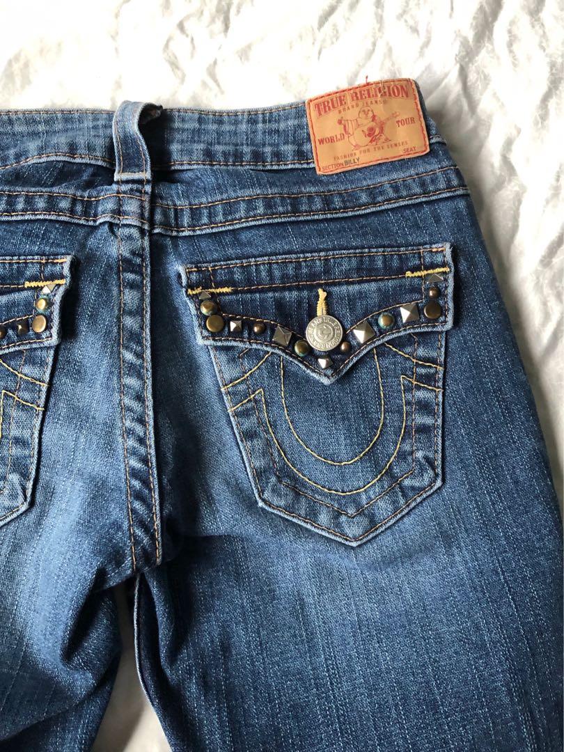 true religion studded jeans