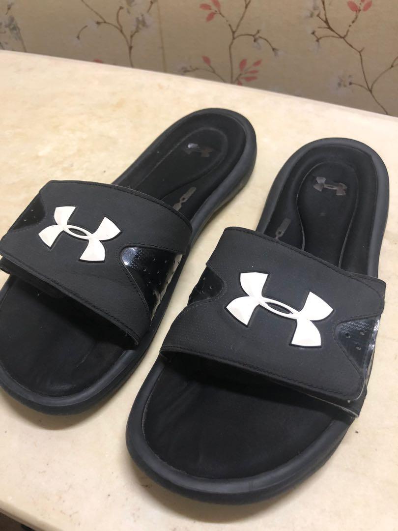 Under armour sandals (Category: Slippers & Slides) located in Makati City. Submitted by donpakundo13 (Listing ID 1018249400, Image 3). Description: Hindi na nasusuot..