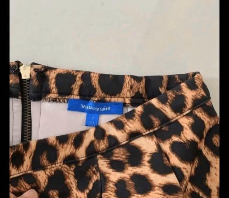 Leopard print skirt valley on sale girl