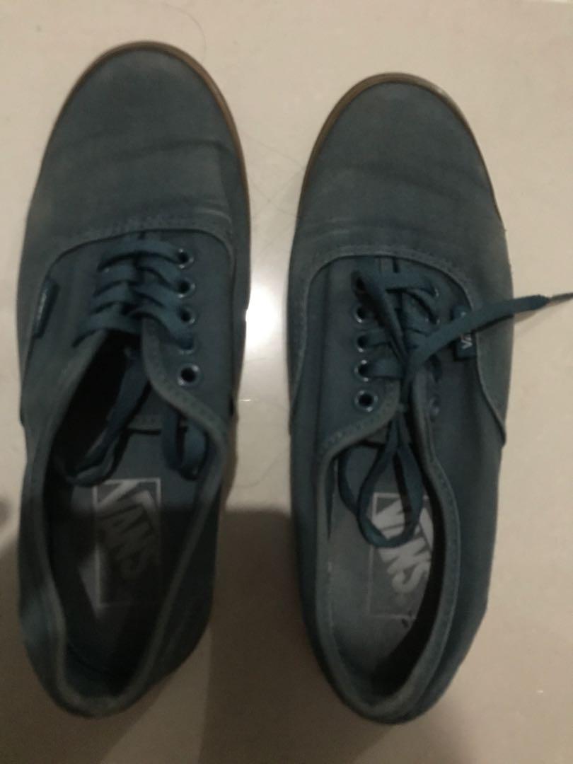 vans shoes army green