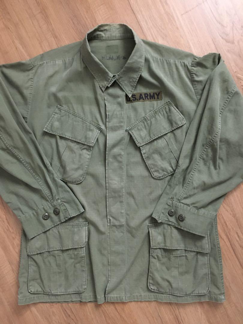 Vintage Jungle Fatigue Army Military Vietnam Wtaps, Men's Fashion, Tops   Sets, Tshirts  Polo Shirts on Carousell