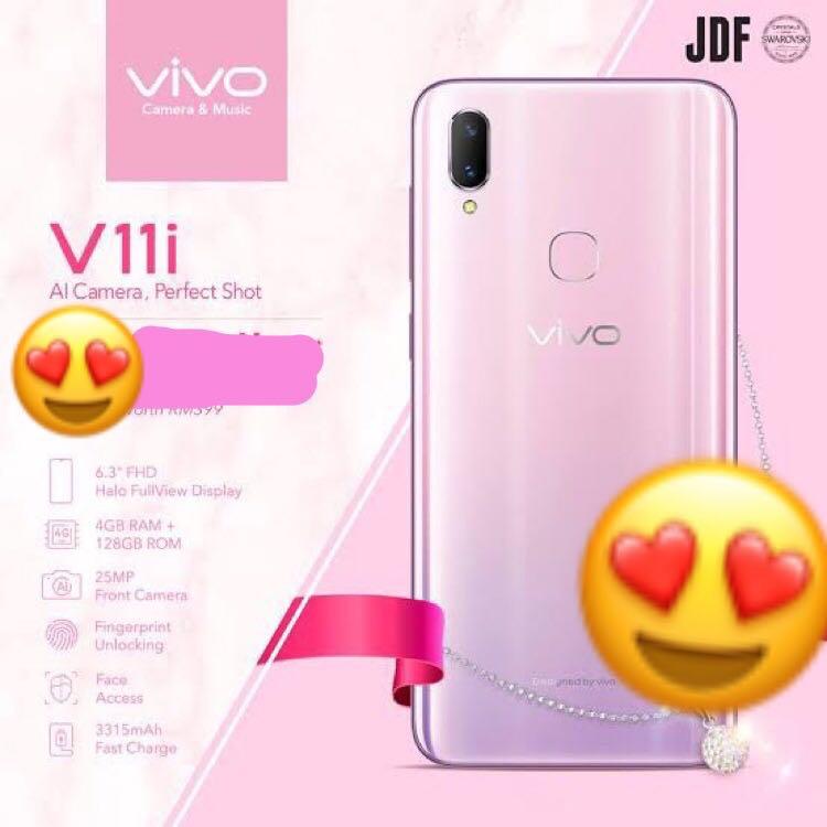 Vivo V11i Fairy Pink Limited Edition 4gb 128gb Mobile Phones Tablets Android Phones Vivo On Carousell