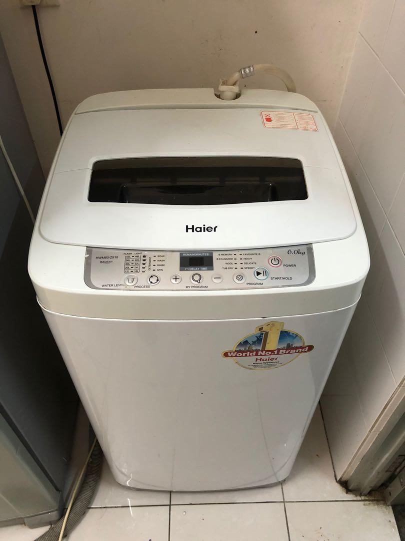 Washing Machine Haier 6kg Mesin Basuh Kitchen Appliances On Carousell
