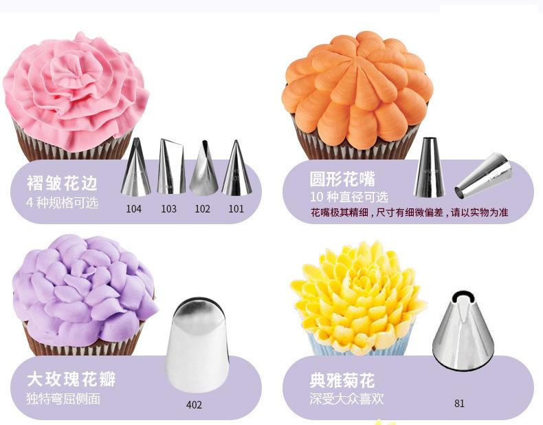 Wilton Master Tip Set Cake Decorating Tips Set, 55Piece Cake