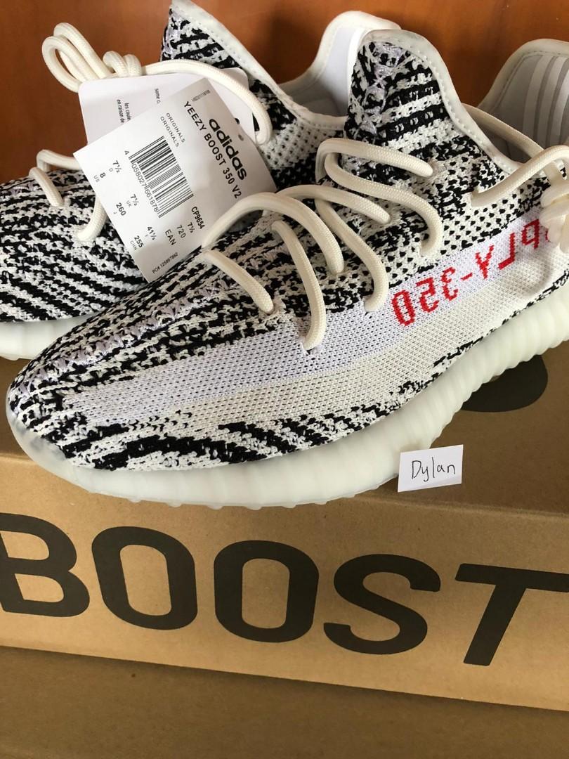 yeezy zebra 41