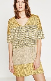 zara jacquard dress