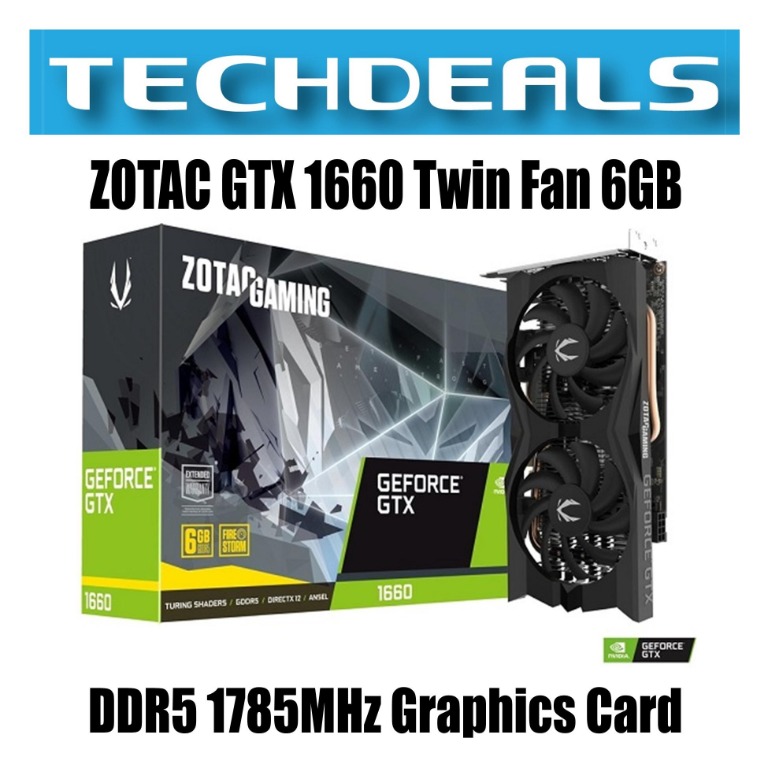 Zotac 1660 twin fan discount