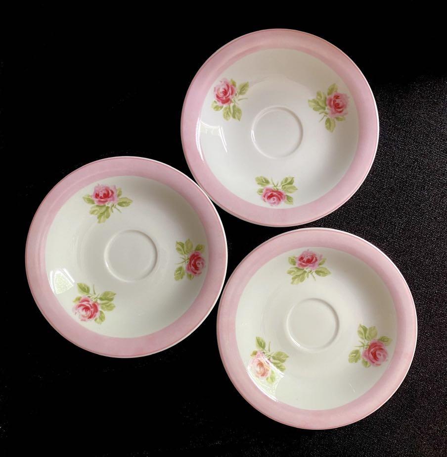 ♥️3pc YSL Pink Floral Small Plates (Category: Home Improvement Tools & Accessories) located in Paranaque City. Submitted by sfairyboutique (Listing ID 1018455715, Image 1). Description: 3pc YSL Pink Floral Small Plates -New, no original box -D6 x H0.8inches 🧚‍♀️P980.