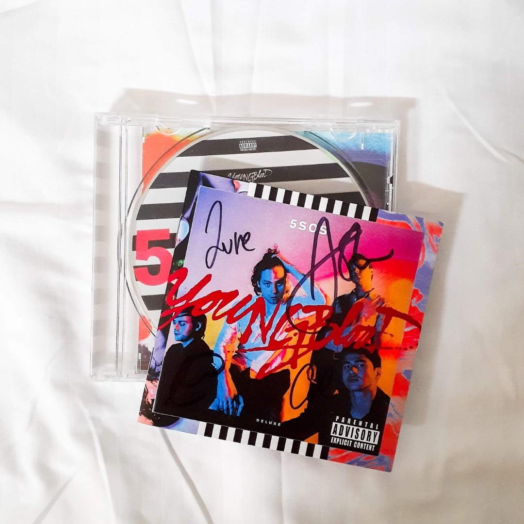 5sos Youngblood Signed Album Hobbies Toys Music Media Music Accessories On Carousell