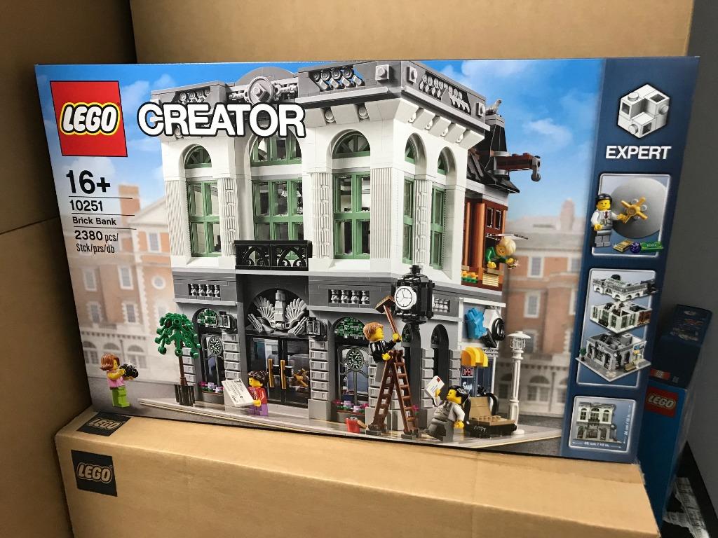 全新現貨LEGO 10251 Brick Bank 銀行街景系列, 興趣及遊戲, 玩具& 遊戲