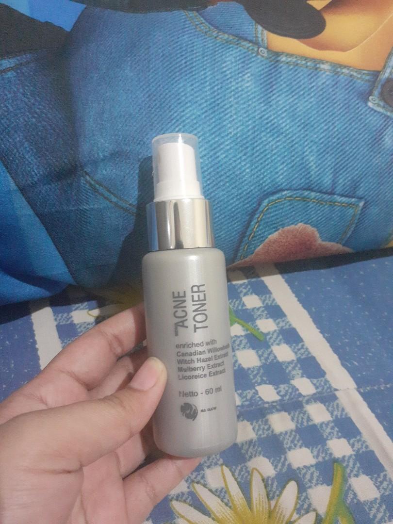 Acne Toner Ms Glow Kesehatan Kecantikan Kulit Sabun Tubuh Di Carousell