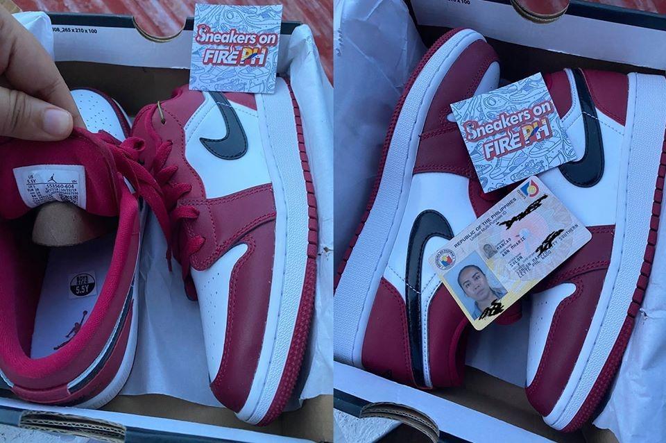 jordan 1 low noble red gs