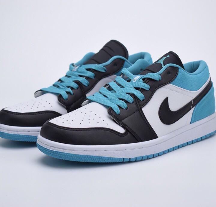 Air Jordan 1 Low Se Laser Blue Men S Fashion Footwear Sneakers On Carousell