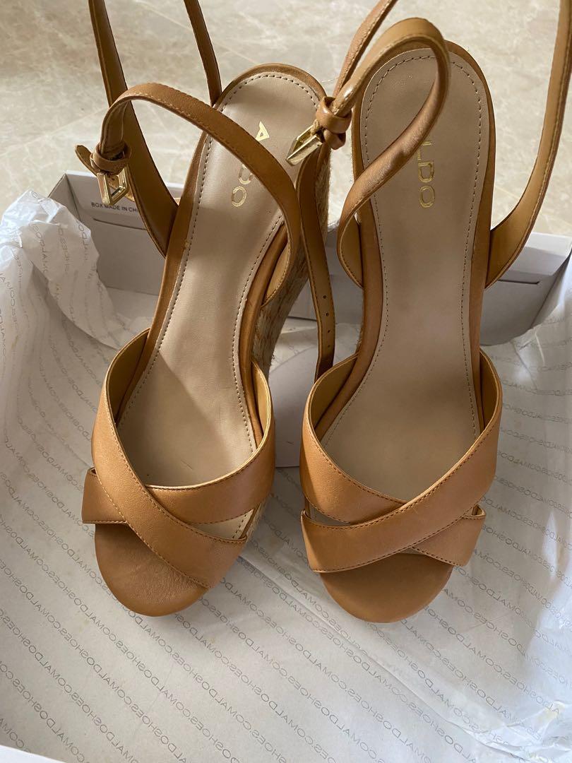aldo beige heels