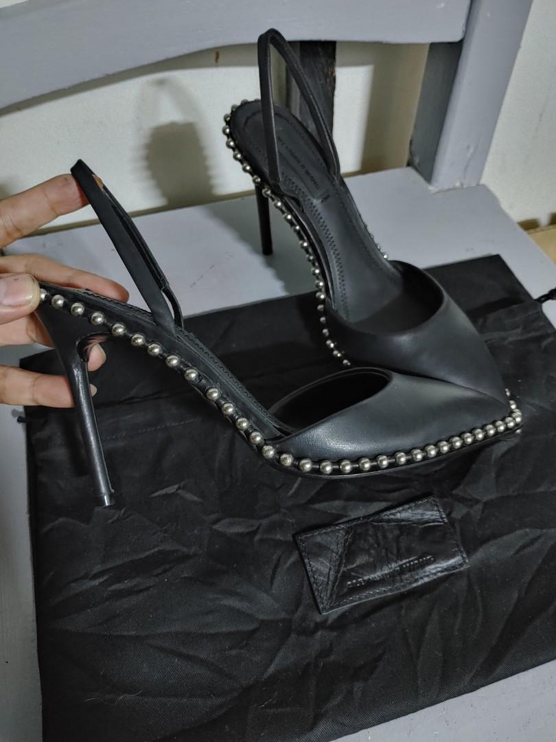 Alexander wang rina studded slingback pumps sales