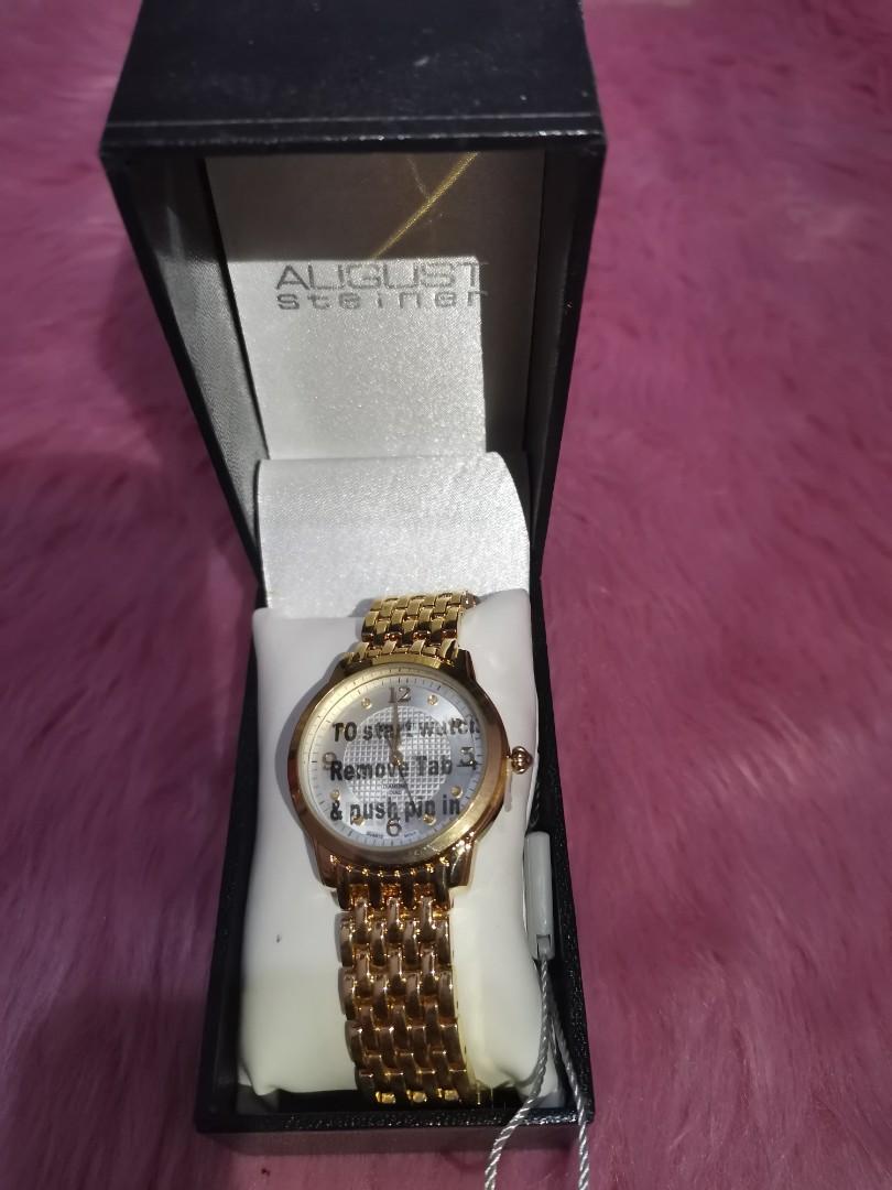 August Steiner Watch Women S Fashion Watches On Carousell