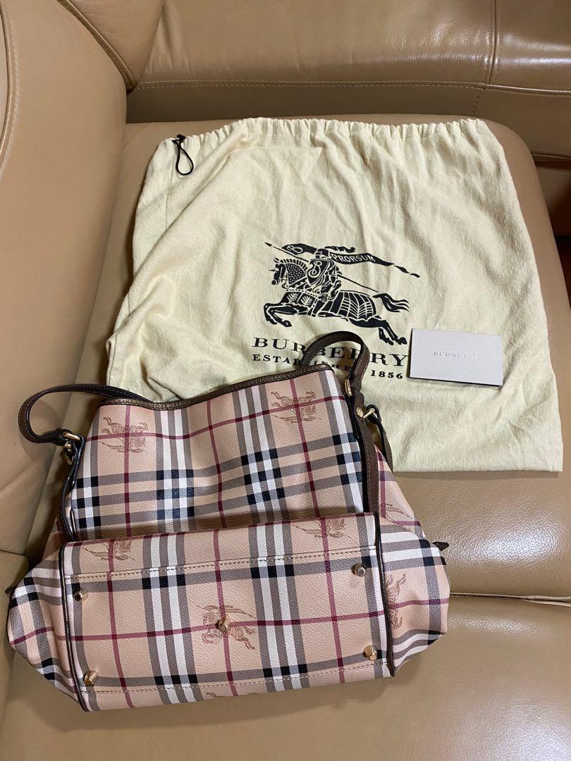 Authentic Burberry Bag with Dust Bag & Card, Women's Fashion, Bags