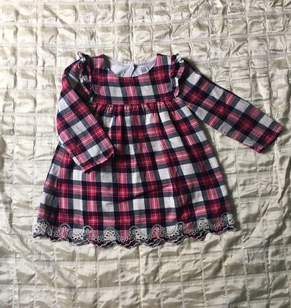 gap baby plaid dress