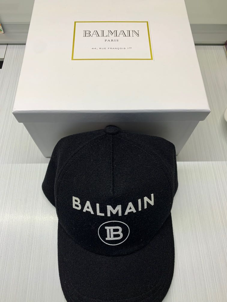 Balmain logo cap hot sale