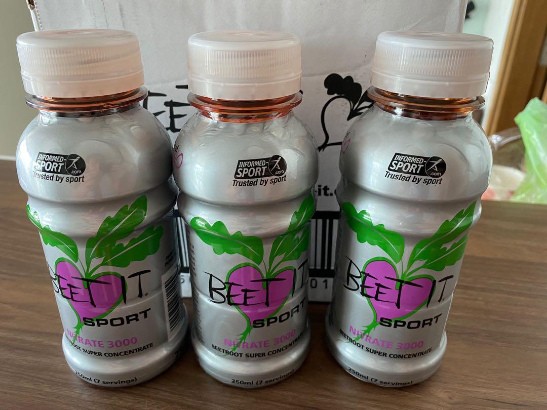 Beet IT NITRATE 3000 250ml 100 concentrated beetroot juice, Health & Nutrition, Health