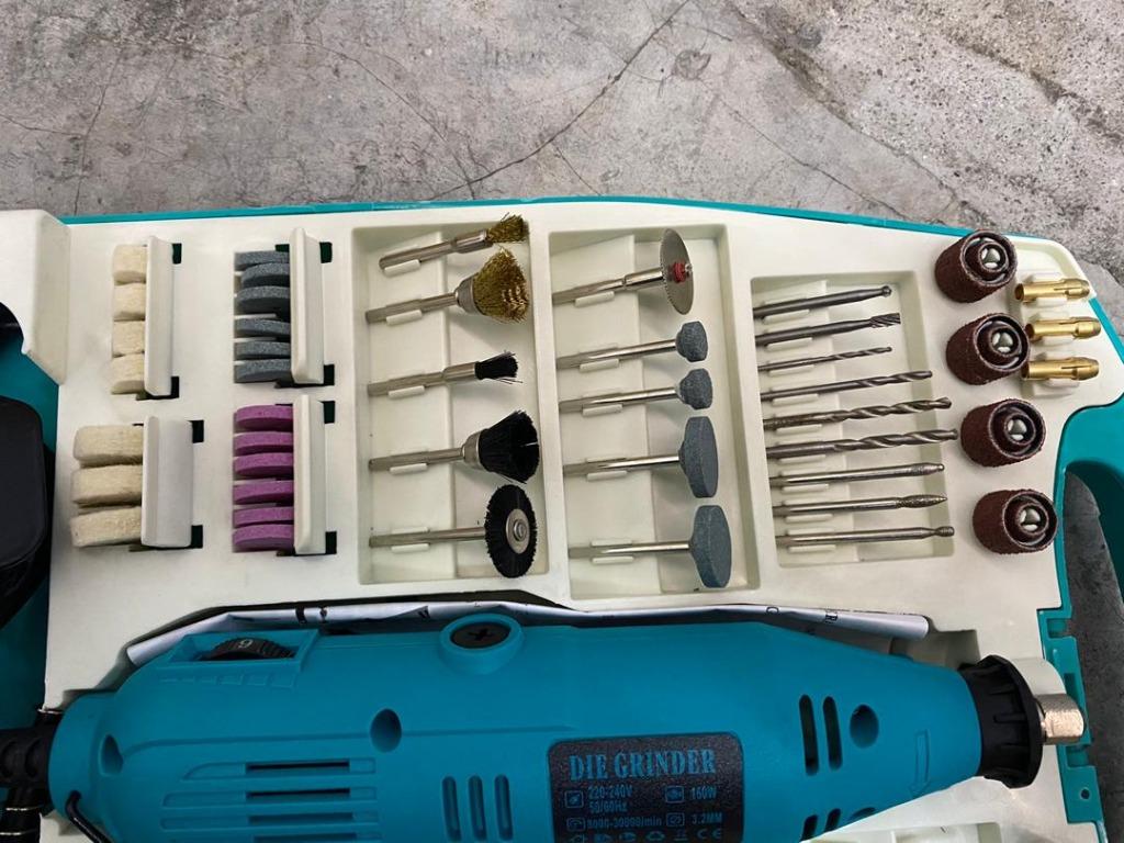 BEST Mini Electric Drill Grinder Mini Die Grinder Engraving Polishing Tools Set 226 pcs