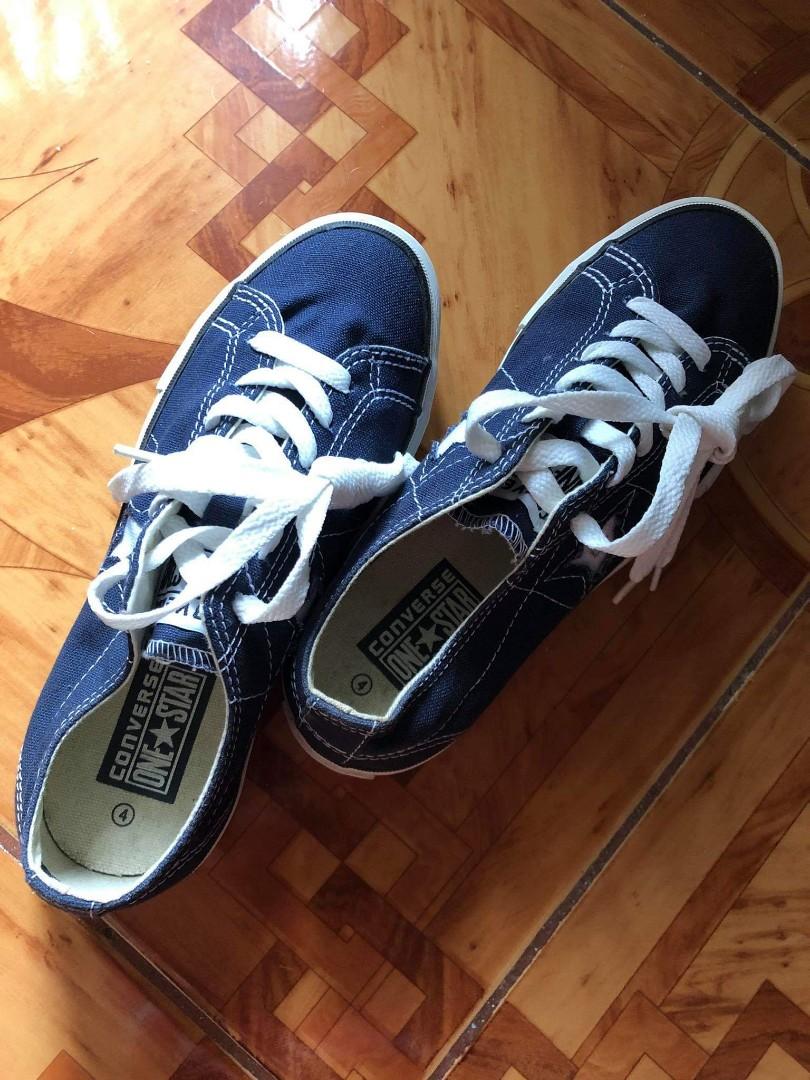women's blue converse shoes