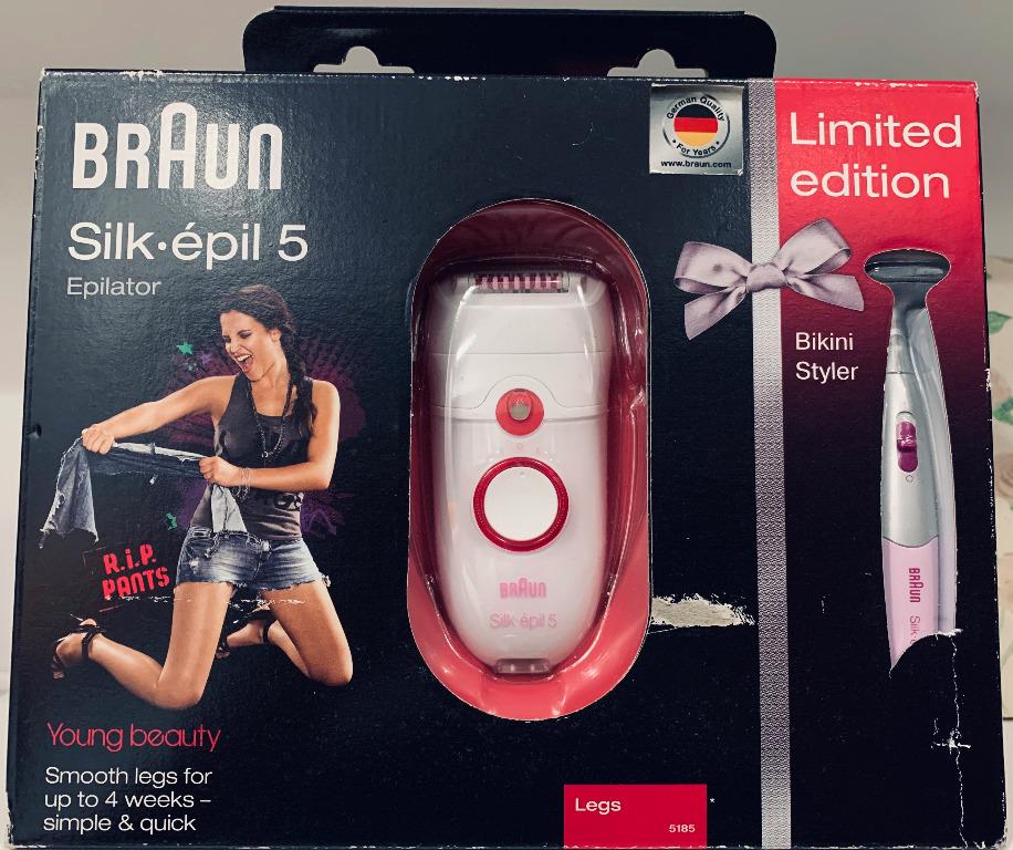Braun Epilator Silk Epil 5 With Bikini Styler Limited Edition Health Beauty Face Skin Care On Carousell